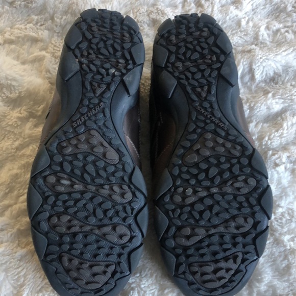 Sketchers Mens Brown Relaxed Fit Slip On Shoes Size 9 - Picture 7 of 12